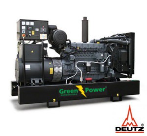 GREENPOWER DEUTZ Diesel Power generator 250kVA 200kW Open frame Manual starting