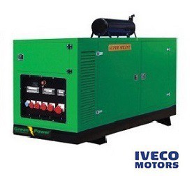 GREENPOWER Iveco FPT Diesel Power generator 75kVA 60kW Soundproof canopy Manual starting