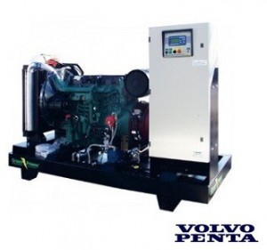 GREENPOWER Volvo Diesel Power generator 100kVA 80kW Open frame Automatic starting
