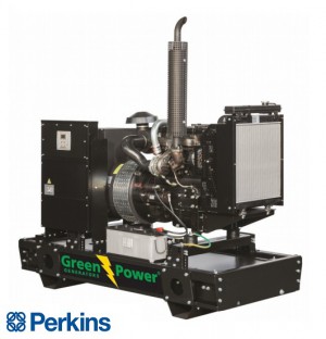 GREENPOWER Perkins Diesel Power generator 80kVA 64kW Open frame Manual starting