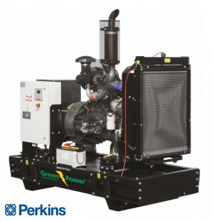GREENPOWER Perkins Diesel Power generator 135kVA 108kW Open frame Manual starting