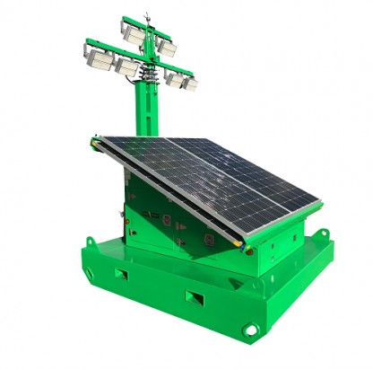 Tower solar lighting mobile for forklifter 90,000lm